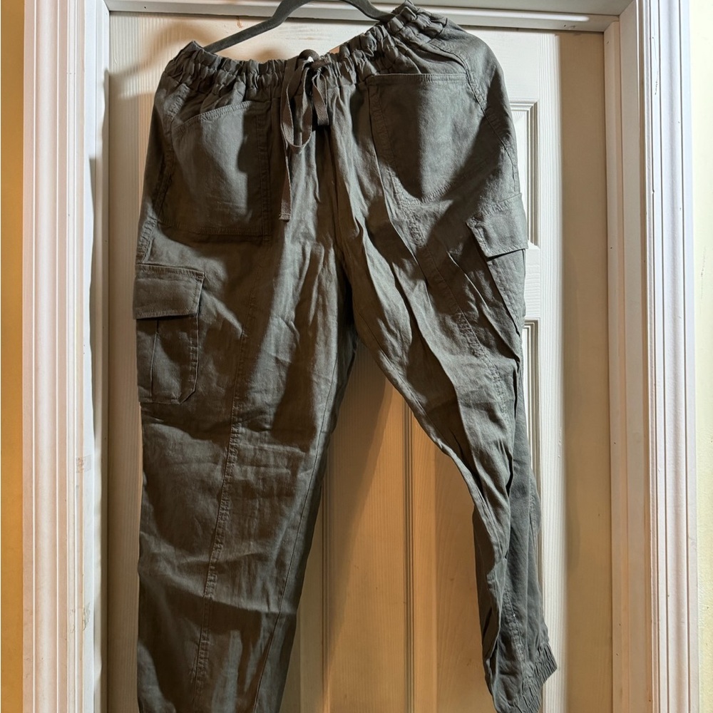 Inc mid rise skinny leg cargo pants XLP